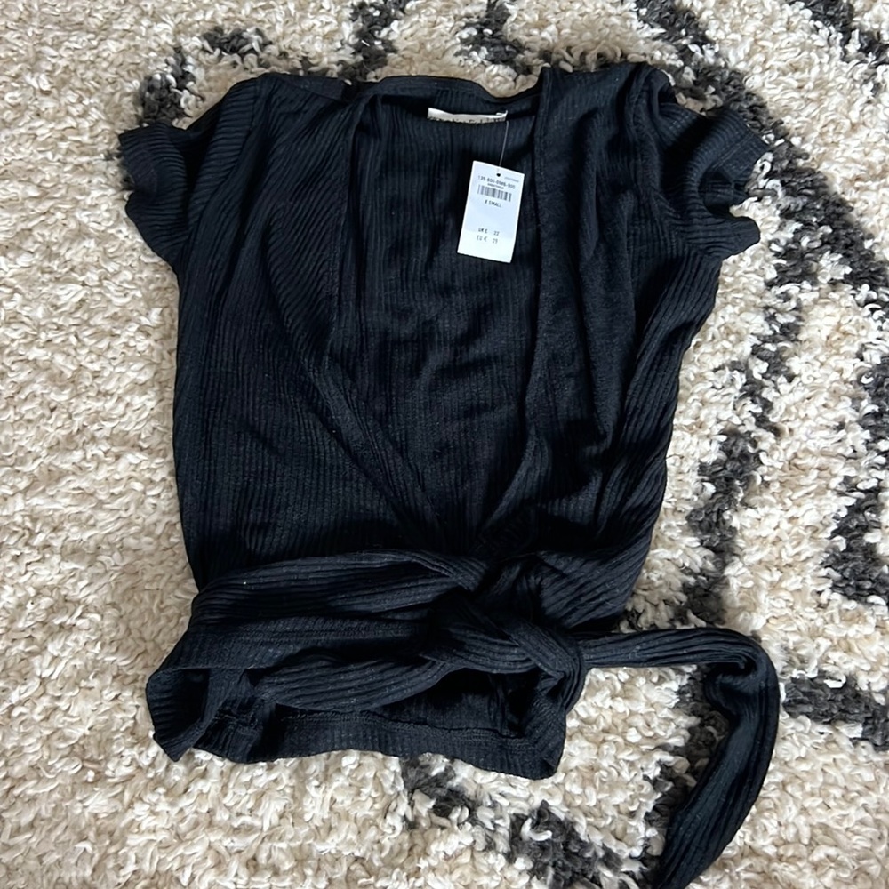 Abercrombie & Fitch Tops | A&F Ribbed Wrap Top. Size xs